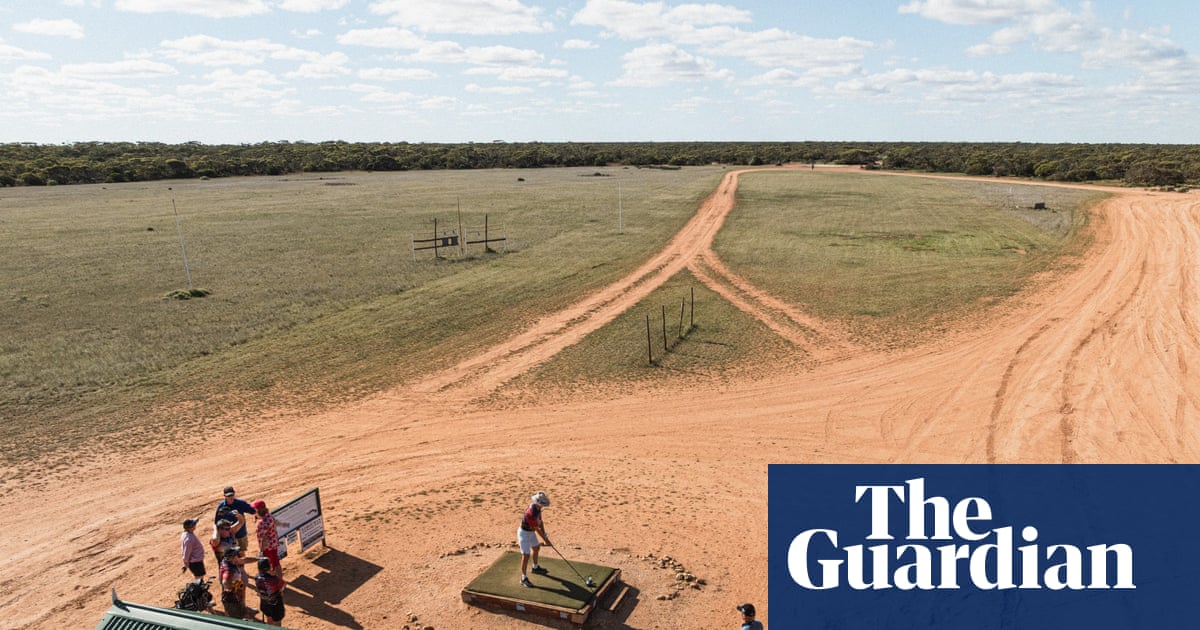 On the world's longest golf course, the fairways are rough and the dog-legs might be dingoes'