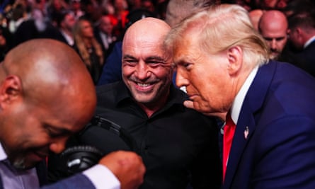 Daniel Cormier, Joe Rogan and Donald Trump