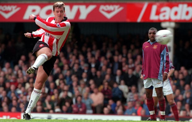 Matt Le Tissier scoring for Southampton in 1998