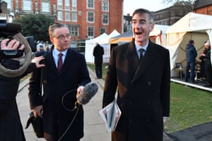 London, England: Conservative MP Jacob Rees-Mogg