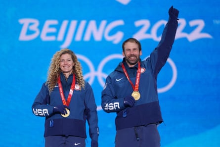 Nick Baumgartner finally broke through for an Olympic gold four years ago in Beijing, winning mixed team snowboard cross with Lindsey Jacobellis.
