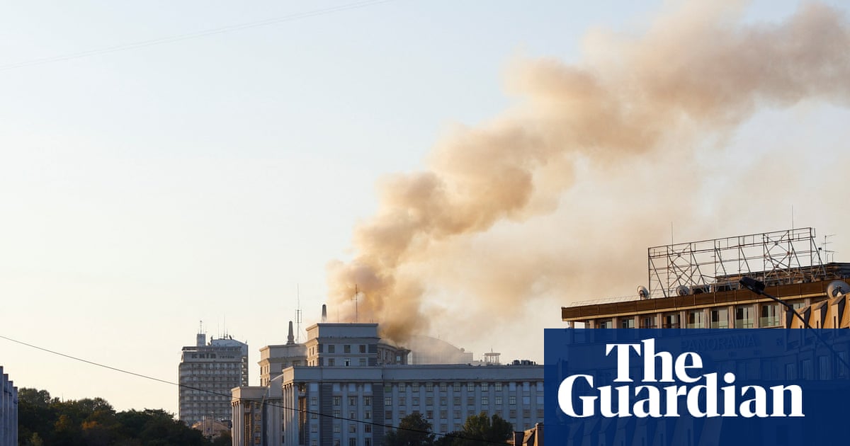 Child among three people killed in Russian attack on Kyiv that also sparked fire at government building