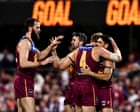 Lions rewarded for embracing risk as ‘good Brisbane’ keep AFL flag dream alive | Jonathan Horn