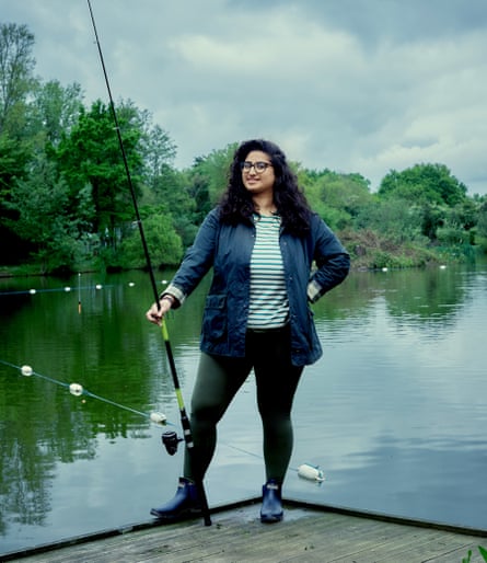 Aisha Mohamed-Goodlett di kolam favoritnya di London barat