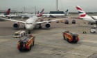 Two passenger planes clip wings on Heathrow runway