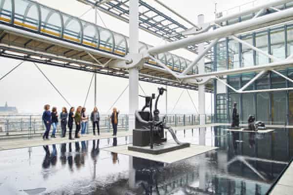 Uno degli spazi della galleria oggi.