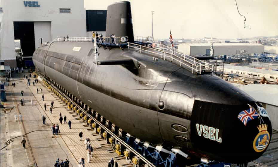 Hms Vanguard Royal Navy Submarine