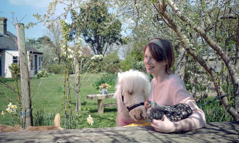 Rebecca’s ark: the author with three companions.