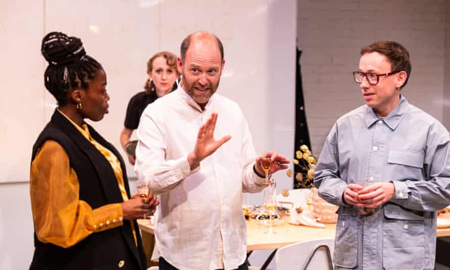 Estella Daniels, Kate Copeland, Matthew Pidgeon and Nick Blakeley in The White Card.