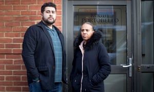 Grenfell survivors and leaders of Grenfell United Natasha Elcock and Shahin Sadafy.