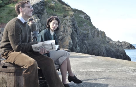 Sam Claflin and Gemma Arterton as the sparring film-makers in Their Finest. 