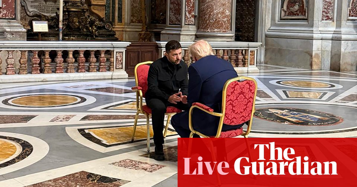 Europe live: Trump suggests Ukraine could be ready to give up Crimea