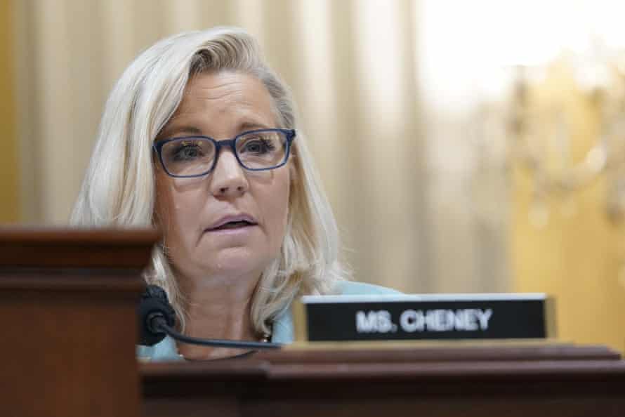 Vice Chair Representative Liz Cheney speaks as the House select committee investigating the January 6 attack on the Capitol