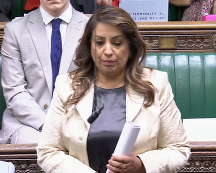 Naz Shah speaks in parliament.