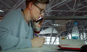 Clandestine operation … activist Olga Baranova.