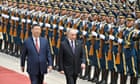 Putin says relationship between Russia and China ‘one of main stabilising factors in international arena’ – live