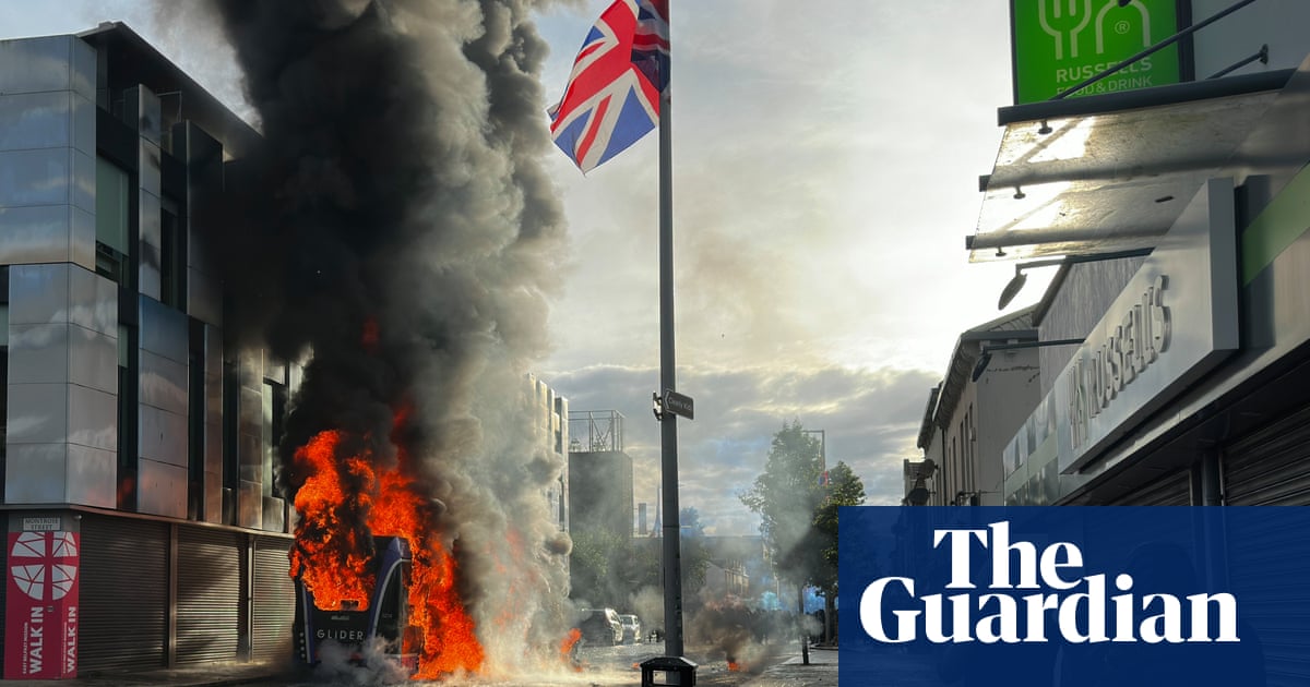 Violence erupts in Belfast after protests over knife attack