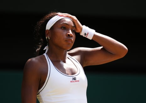 Coco Gauff’s way looks dejected