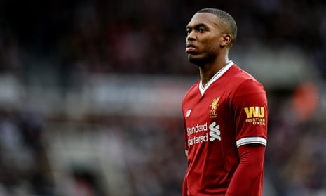 Daniel Sturridge contemplates proceedings during Liverpool’s 1-1 draw with Newcastle United at St James’ Park on Sunday.