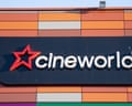 Cineworld logo on a cinema