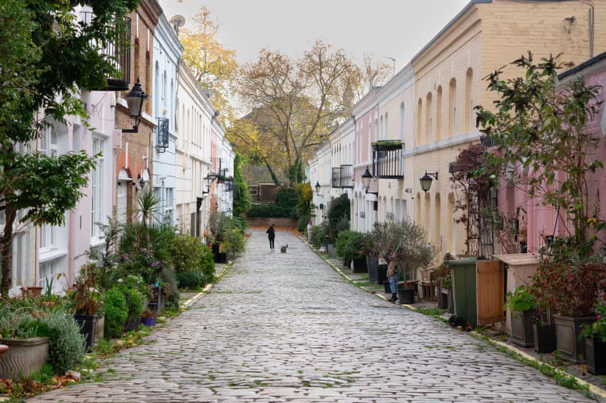 A mews street in west London.