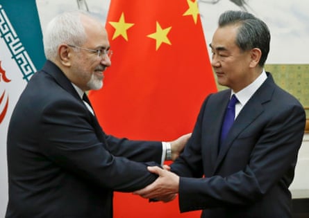Chinese foreign minister Wang Yi meets Iranian foreign minister Mohammad Javad Zarif in Beijing.