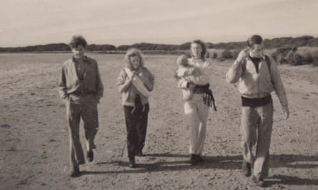 From left: John Reed, Joy Hester, Sunday Reed carrying Sweeney, and Sidney Nolan in 1945.