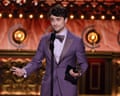 Daniel Radcliffe accepts his Tony award for his performance in Merrily We Roll Along last June.
