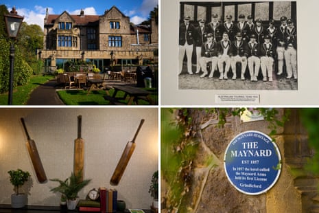 The Maynard hotel in Grindleford, where several international touring cricket teams stayed from the 19930s onwards.