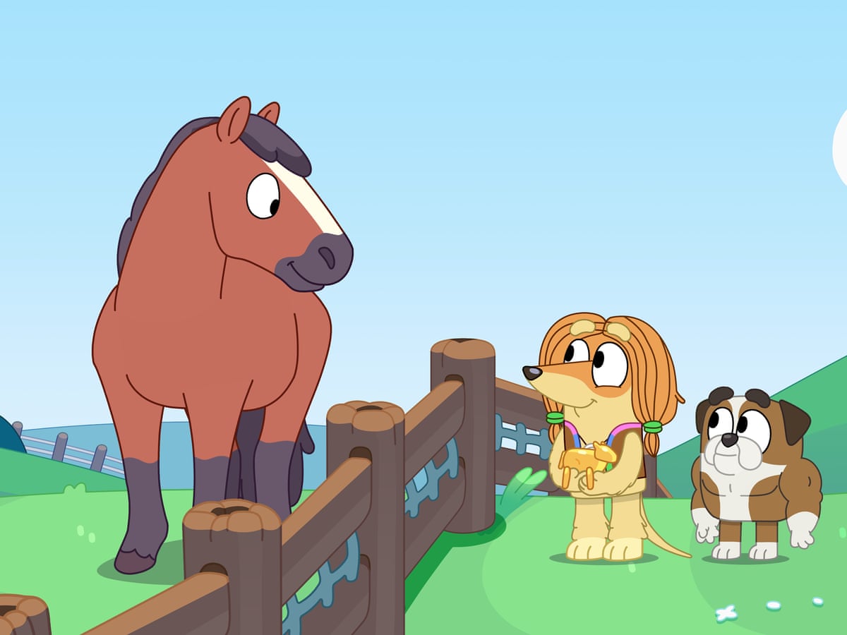 The cartoon where it happens: Lin-Manuel Miranda guest stars as horse in new Bluey episode | Bluey | The Guardian