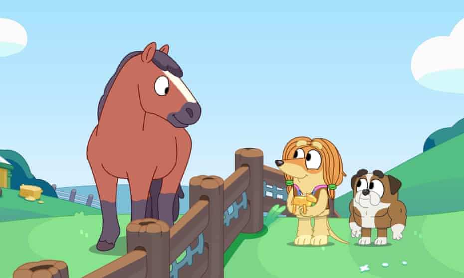 The cartoon where it happens: Lin-Manuel Miranda guest stars as horse in new Bluey episode