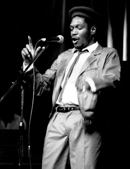 Horace Andy at Tottenham Town Hall in 1985.