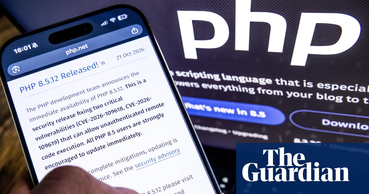 Flaw in PHP computer language leads to shutdown of websites around world