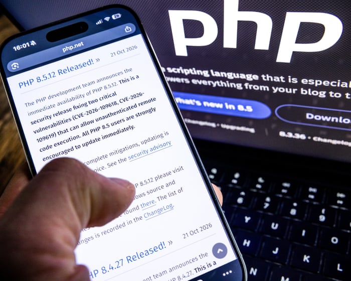 Flaw in PHP computer language leads to shutdown of websites around world