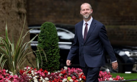 Jonathan Reynolds in Downing Street last Friday before his appointment as business secretary.