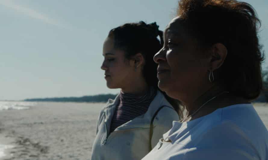 Syndey and Barbara on the beach.