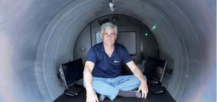 Stockton Rush photographed inside the Titan.