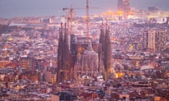 The Sagrada Família basilica in Barcelona