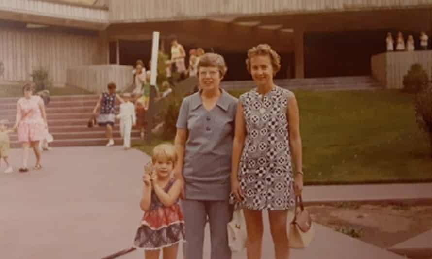 Heiny, with her mother and her paternal grandmother, circa 1972
