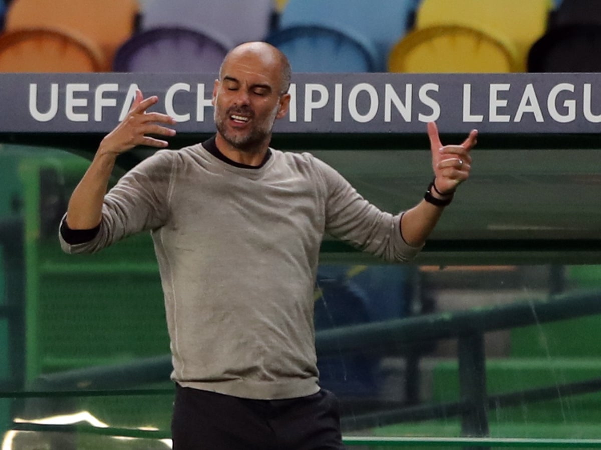 No Excuses For Manchester City S Defeat To Lyon Says Pep Guardiola Football The Guardian