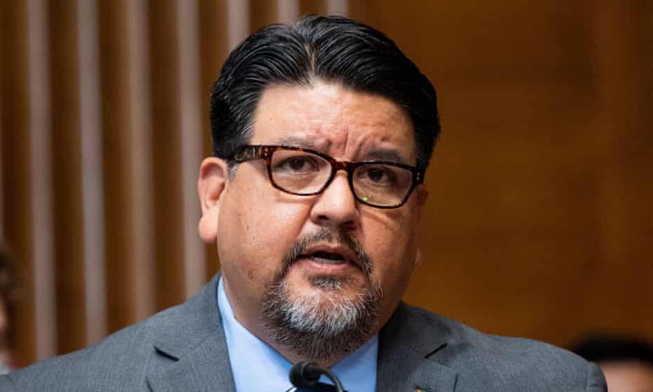 Charles Sams at senate hearing