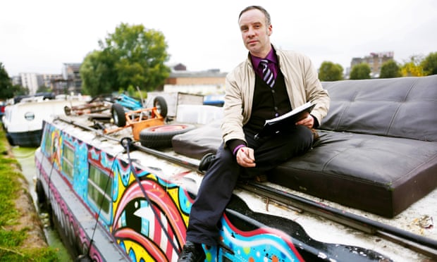 Andy Winter on his colourful narrowboat