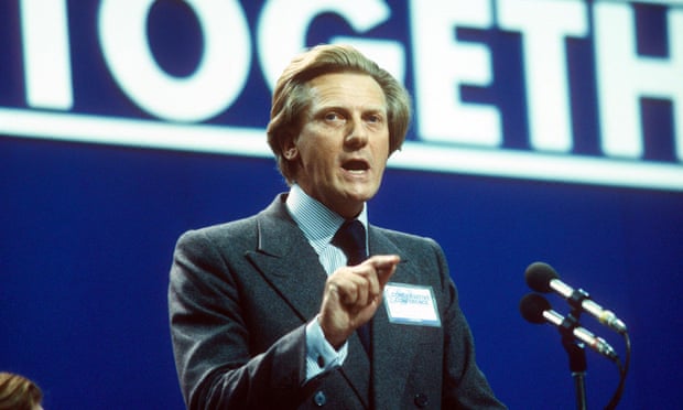 Michael Heseltine at the 1980 party conference.