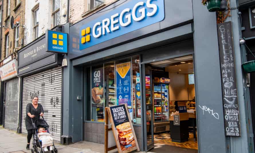 A Greggs branch at Tower Bridge Road.