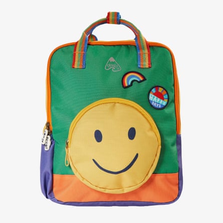 Frugi Ramble Rainbow Backpack Happy Hotchpotch