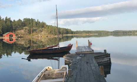 Docking at the island of Korppoo, Finland.