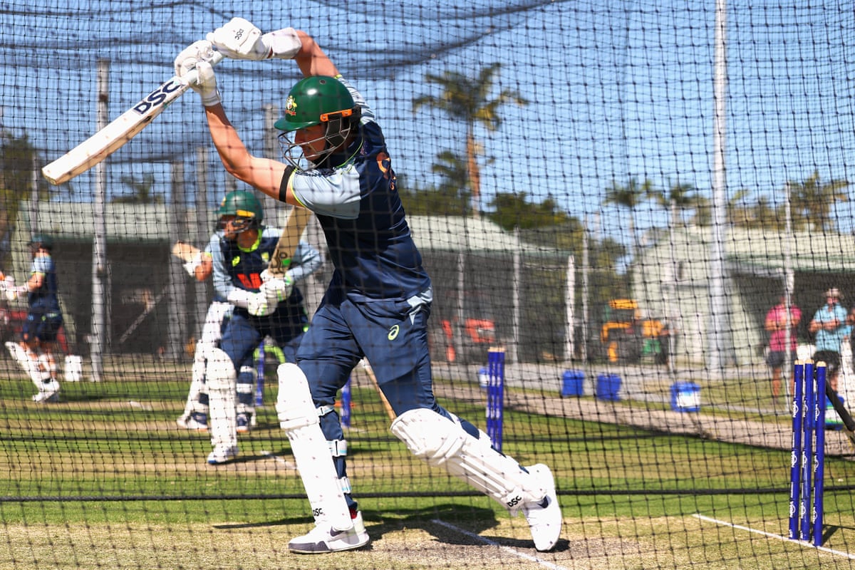 Matt Renshaw in the nets during the recent Test against Bangladesh in Mackay.