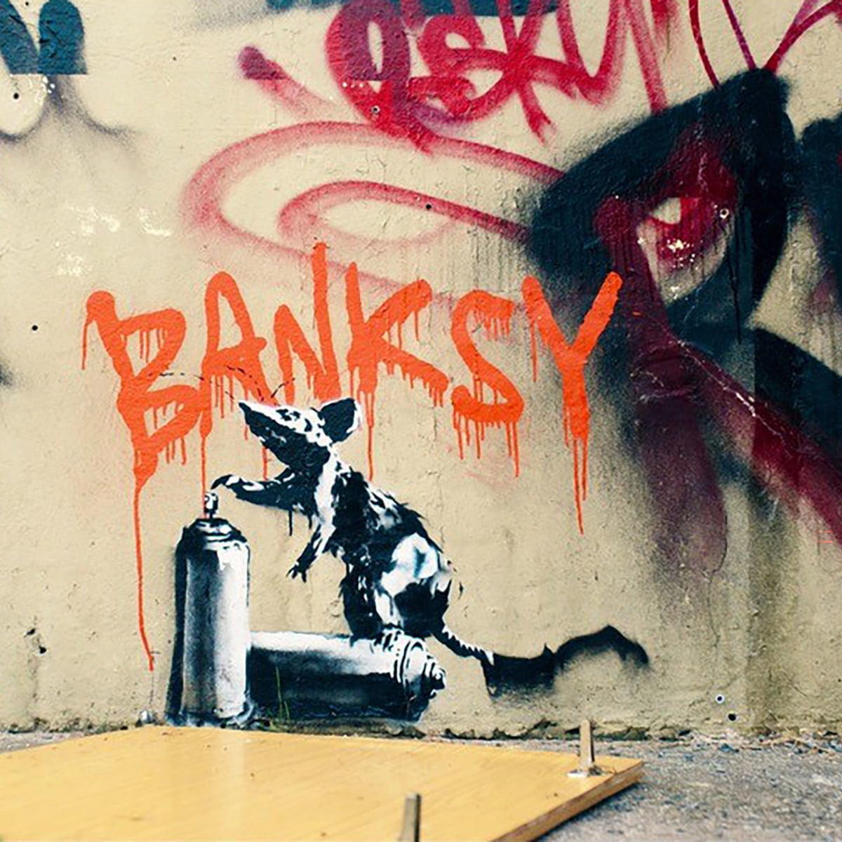 Banksy artwork deliberately destroyed by Christopher Walken in BBC comedy  show finale, Banksy