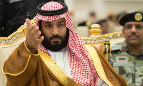 The Saudi crown prince, Mohammed bin Salman.