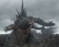 CG animation of a monster screaming.
